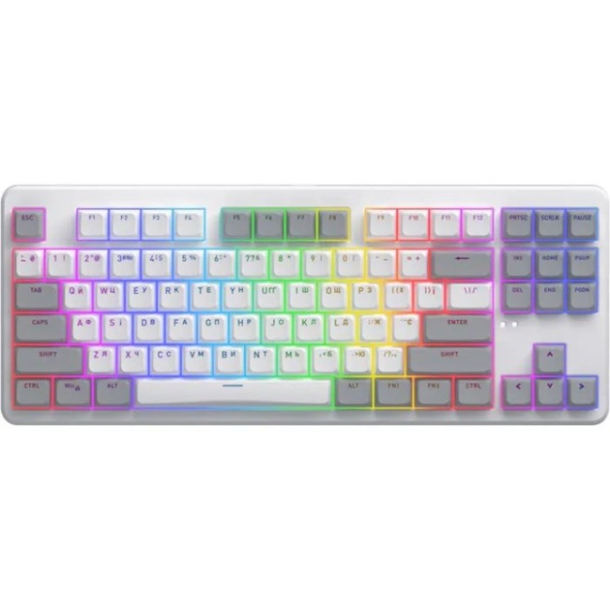 Клавиатура Hator Rockfall 3 Mecha TKL QMK/VIA Orange Wireless White (HTK851UA) 256_256.jpg