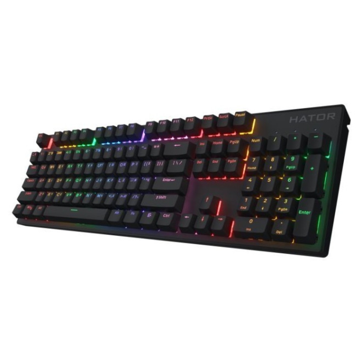 Клавиатура Hator Icefall Mecha Rainbow USB Black (HTK104UA) 98_98.jpg - фото 6