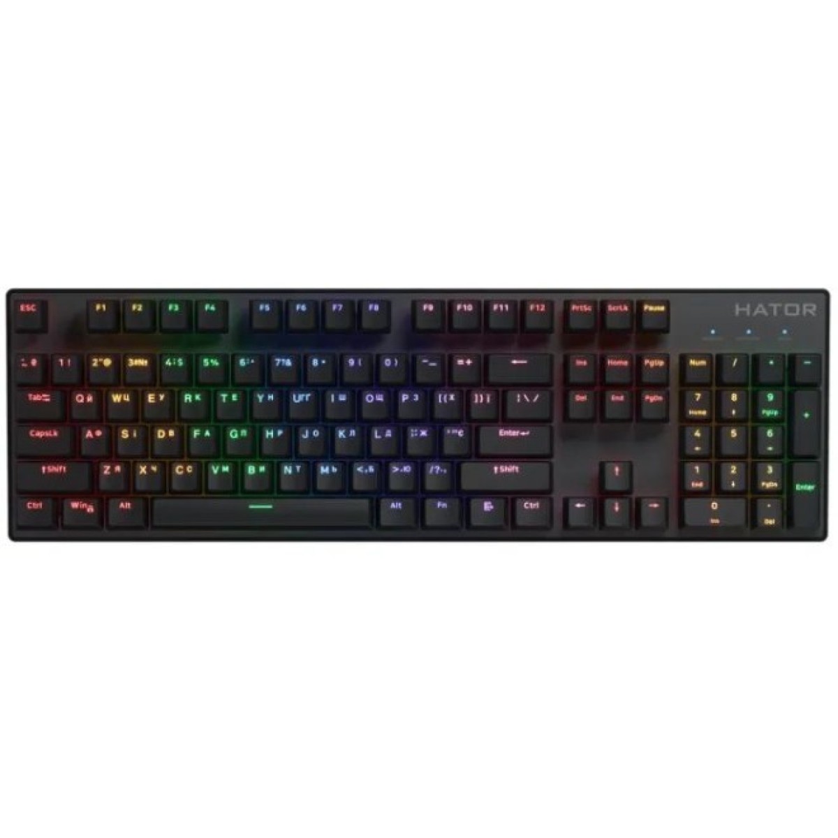 Клавиатура Hator Icefall Mecha Rainbow USB Black (HTK104UA) 256_256.jpg