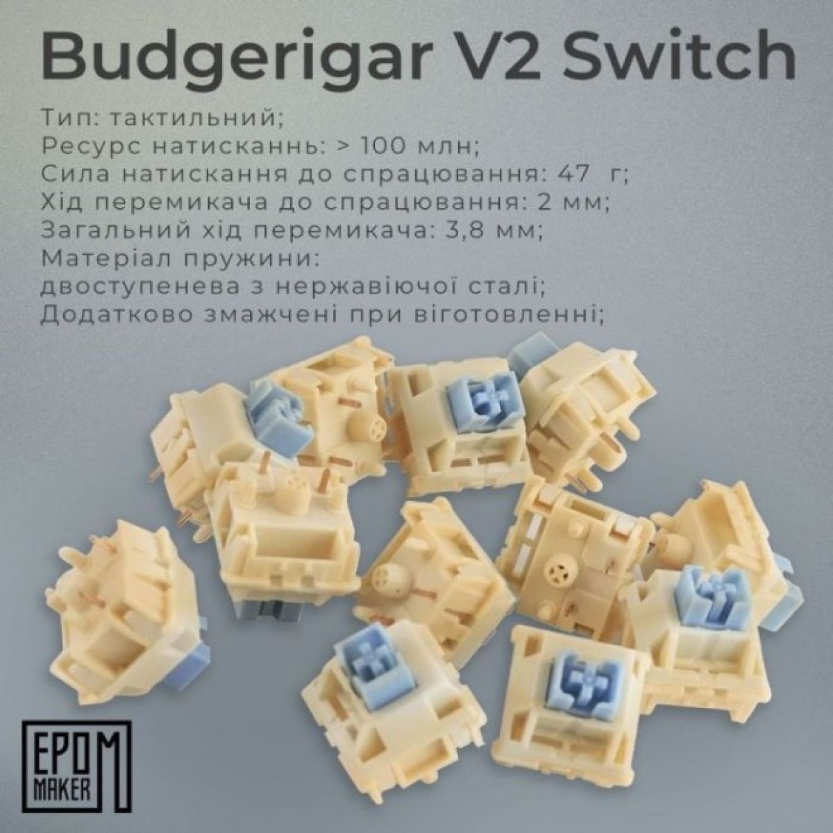 Клавиатура Epomaker EK68 65 Budgerigar V2 Switch Hot-Swap RGB Wireless/Bluetooth/USB UA Black (EK68-B-BV2) 98_98.jpg - фото 3