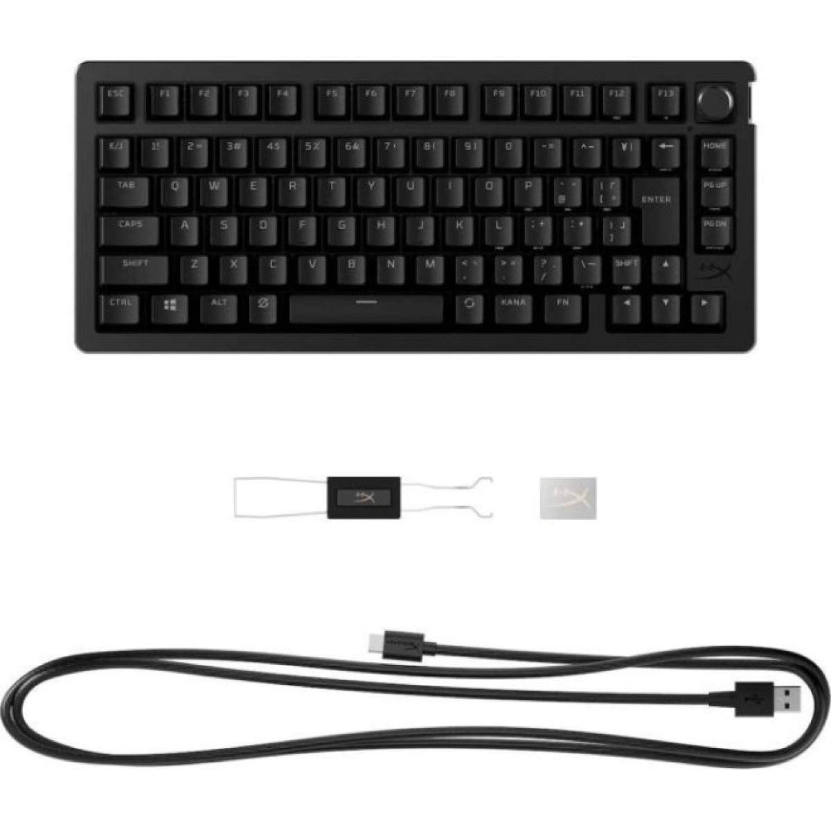 Клавіатура HyperX Alloy Rise 75 PBT HX Red Wireless UA Black (91Y91AA) 98_98.jpg - фото 2