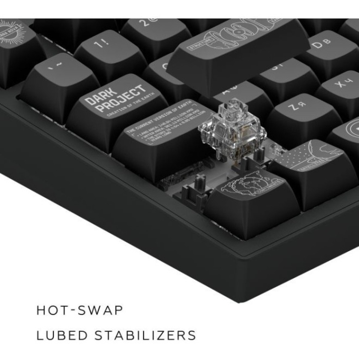 Клавиатура Dark Project ALU81 Terra Nova PBT RGB Mech G3MS Moonstone Black (DPKB_NOVA_81_ANSI_BLACK_UA) 98_98.jpg - фото 7