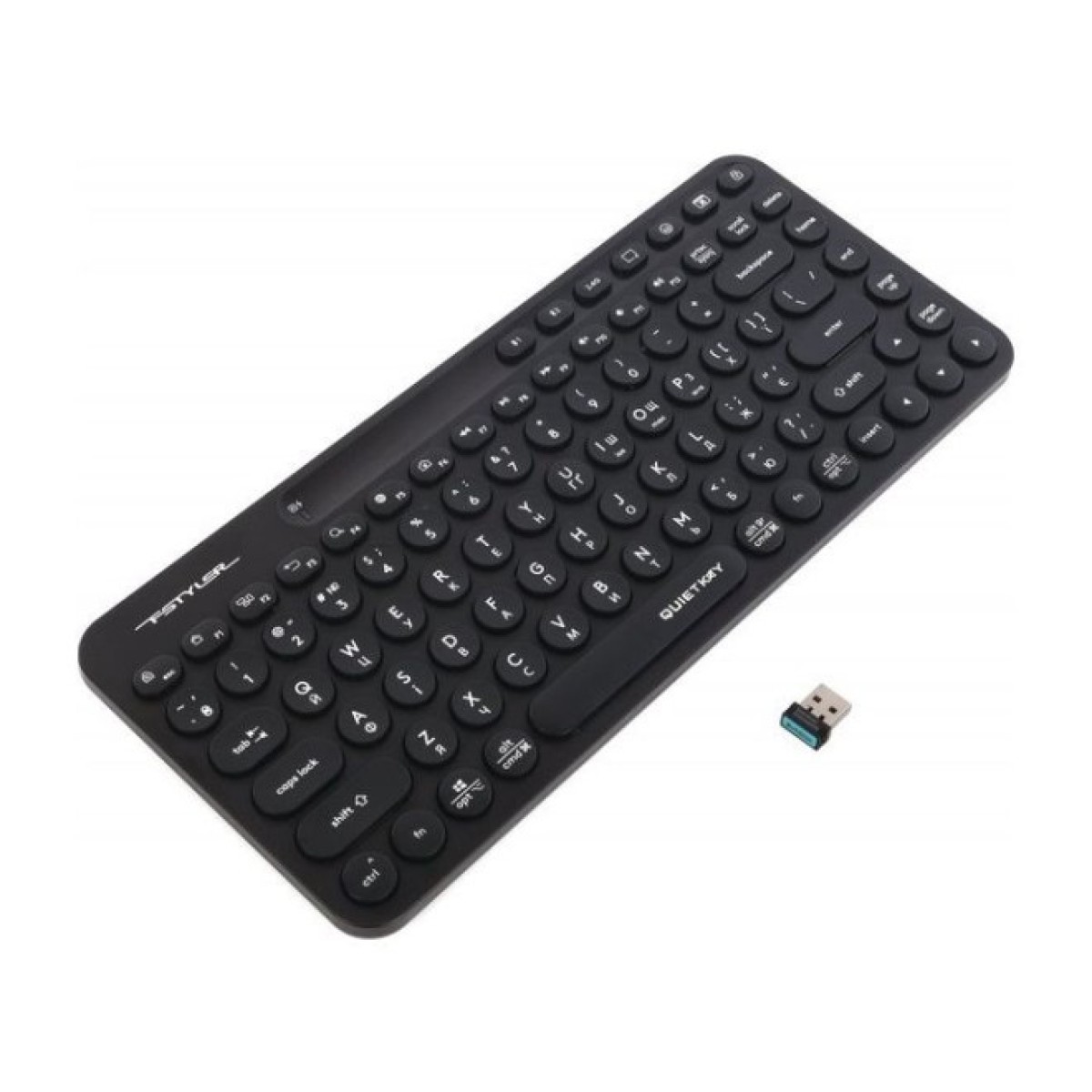 Клавіатура A4Tech FBK36C Wireless/Bluetooth Black (4711421000222) 98_98.jpg - фото 5