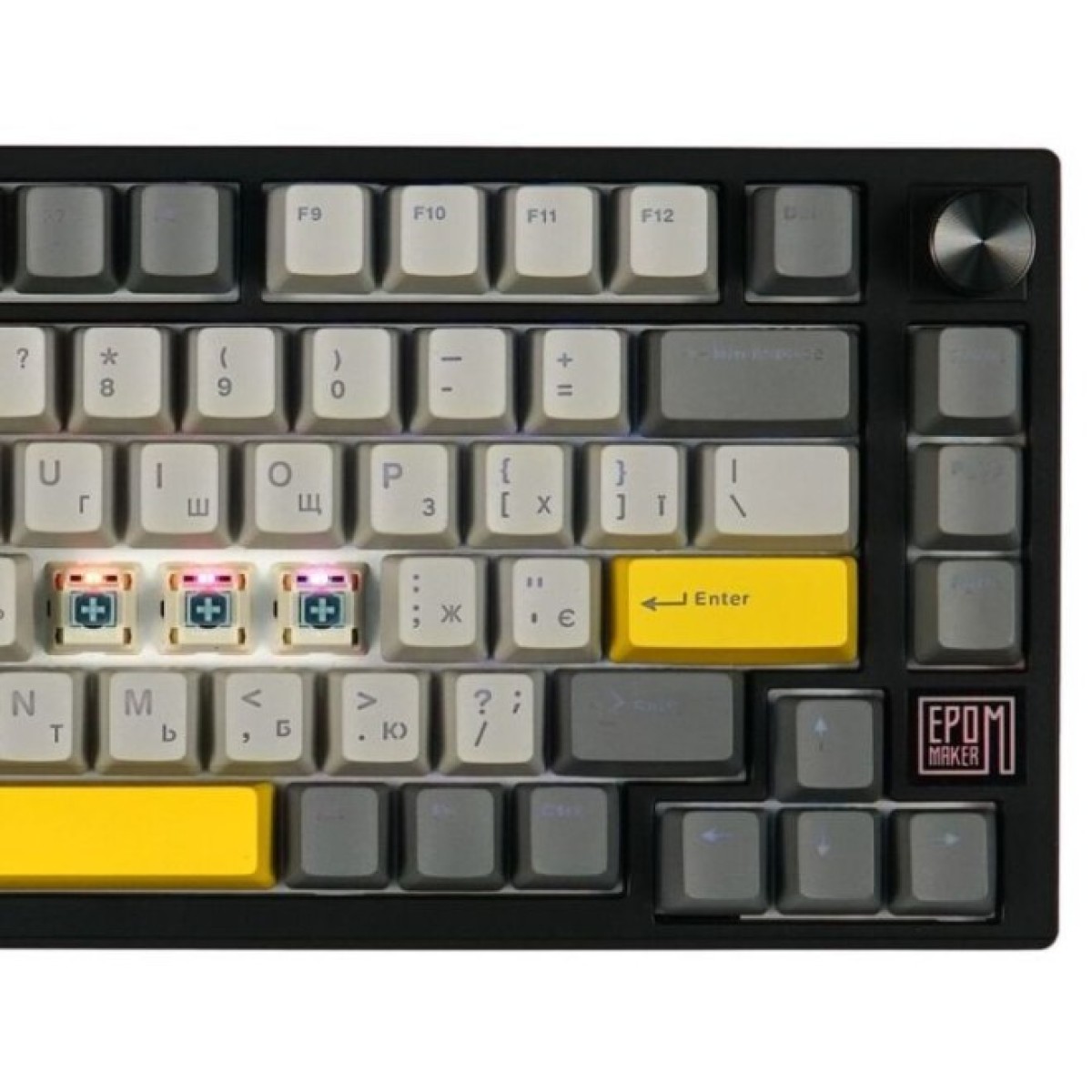 Клавиатура Epomaker TH80 SE 75 Budgerigar V2 Switch Hot-Swap RGB Wireless/Bluetooth/USB UA Black (TH80-SE-B-BV2) 98_98.jpg - фото 8
