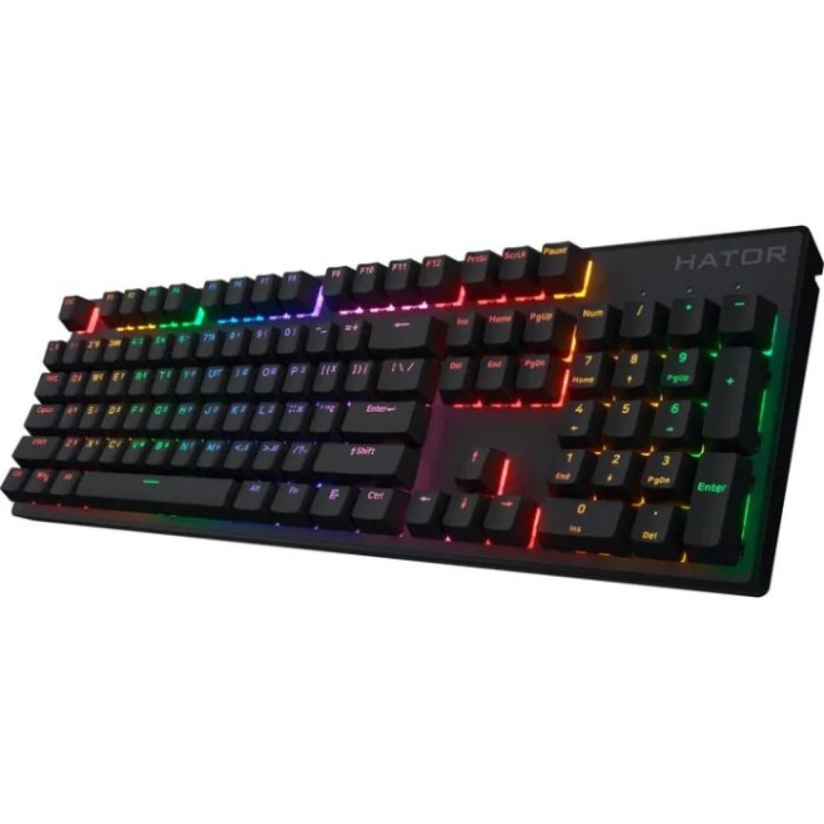 Клавиатура Hator Icefall Mecha Rainbow Wireless/USB Black (HTK204UA) 98_98.jpg - фото 7