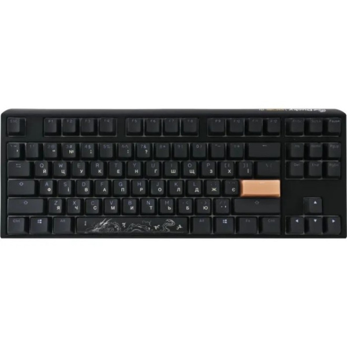 Клавиатура Ducky One 3 TKL Cherry MX Red RGB UA USB Black (DKON2187ST-RUAPXCLAWSC1) 98_98.jpg - фото 4