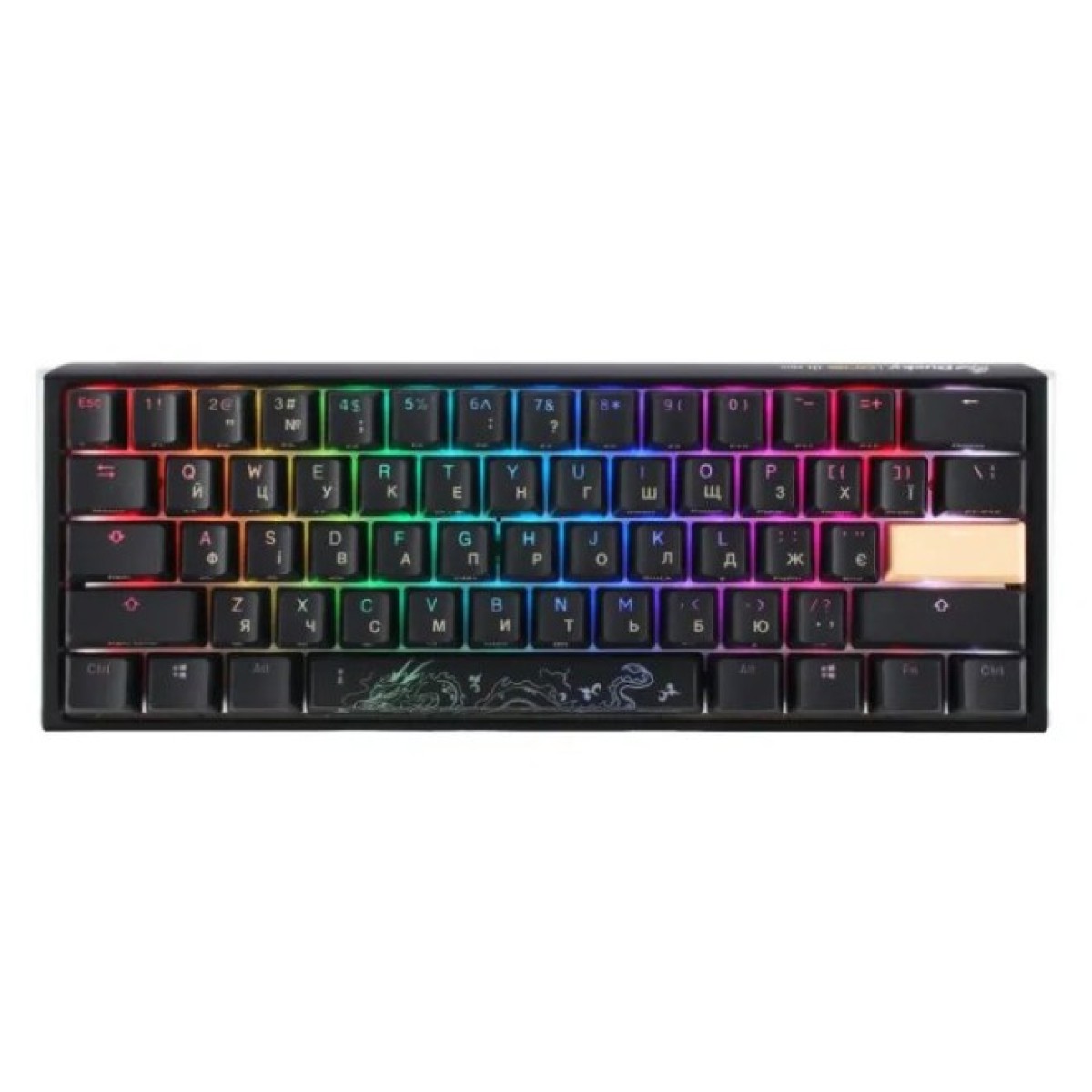 Клавиатура Ducky One 3 Mini Cherry MX Brown RGB UA USB Black (DKON2161ST-BUAPXCLAWSC1) 256_256.jpg