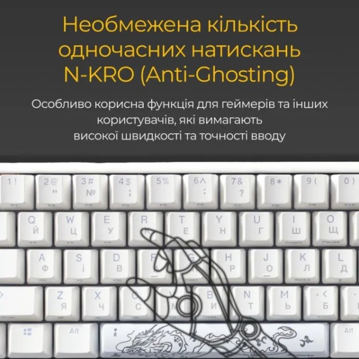 Клавиатура Ducky One 3 SF Cherry MX Red RGB UA USB White (DKON2167ST-RUAPXPWWWSC1) 98_98.jpg - фото 4