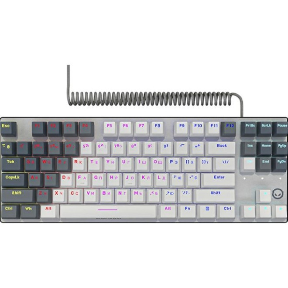Клавиатура Lorgar Azar 514TKL RGB Mechanical USB UA White/Grey (LRG-GK514TKL-WH-UA) 98_98.jpg - фото 4