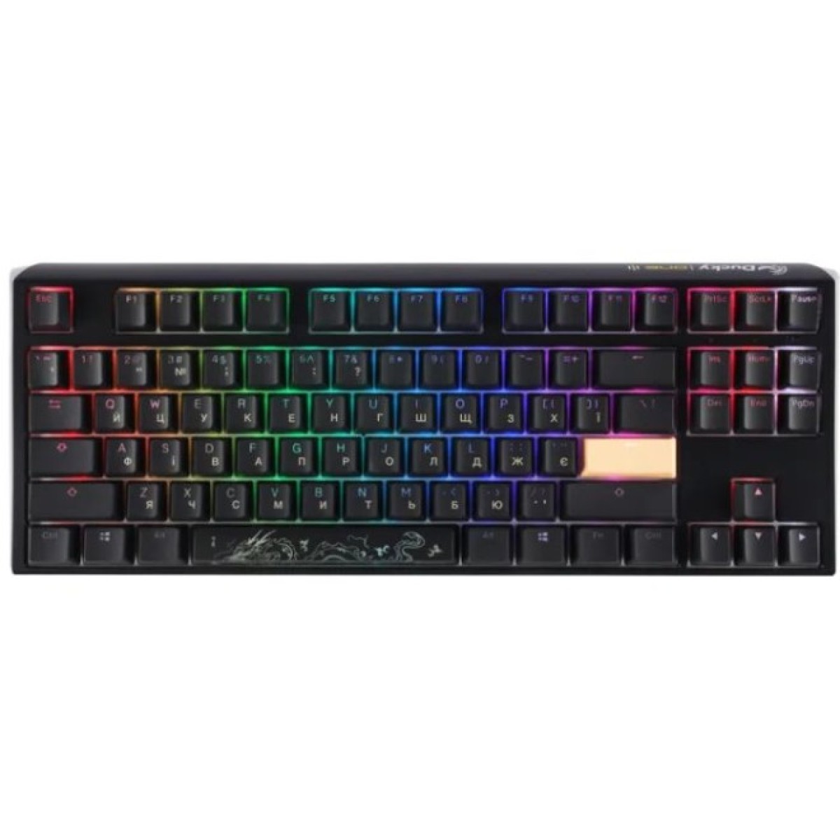 Клавиатура Ducky One 3 TKL Cherry MX Blue RGB UA USB Black (DKON2187ST-CUAPXCLAWSC1) 256_256.jpg