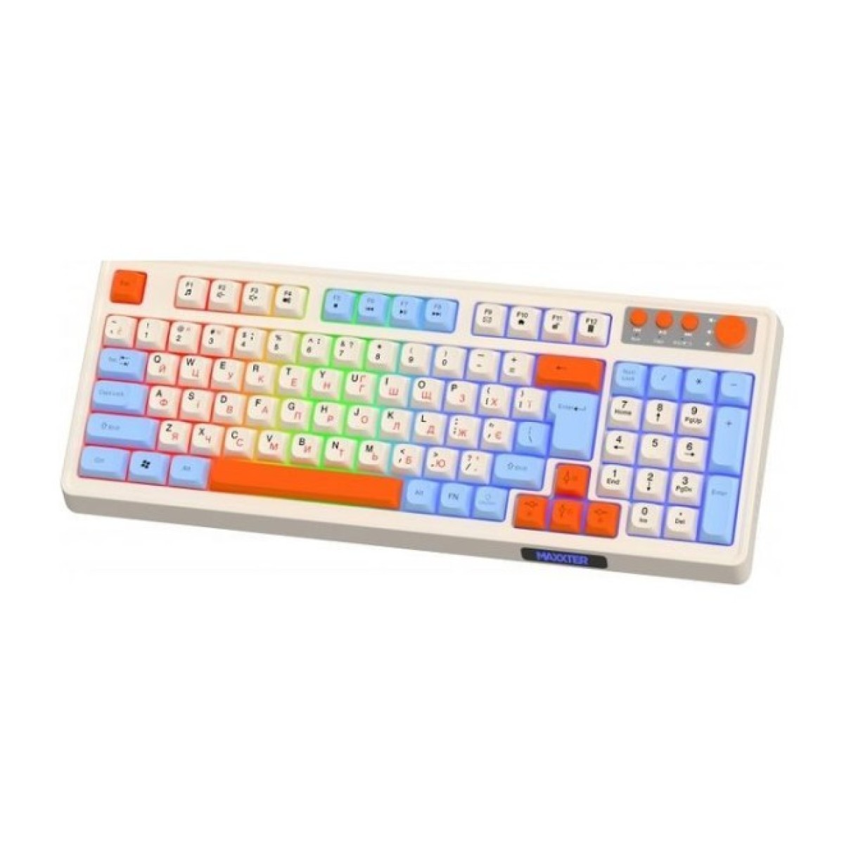 Клавіатура Maxxter KBGW-3C01-UA Wireless UA White (KBGW-3C01-UA) 98_98.jpg - фото 4