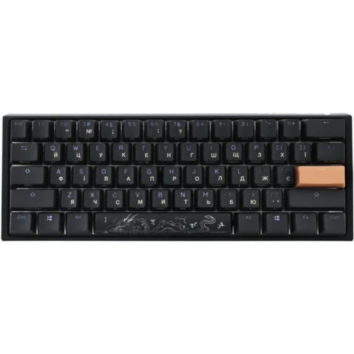 Клавиатура Ducky One 3 Mini Cherry MX Red RGB UA USB Black (DKON2161ST-RUAPXCLAWSC1) 98_98.jpg - фото 8