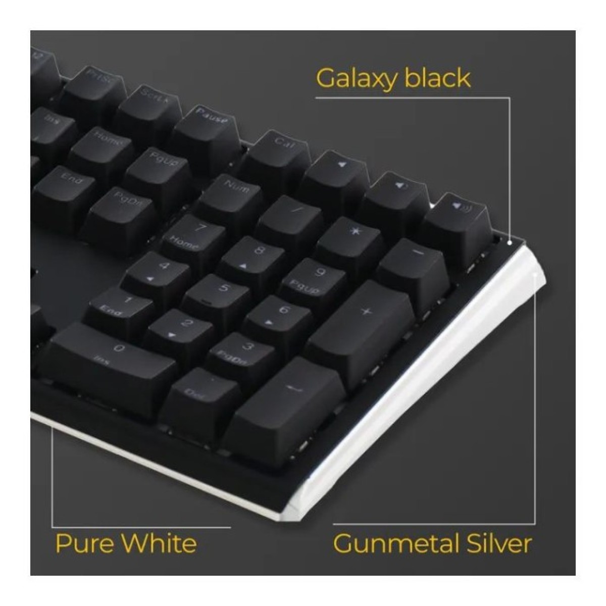 Клавіатура Ducky One 3 Cherry MX Blue RGB UA USB Black (DKON2108ST-CUAPXCLAWSC1) 98_98.jpg - фото 9