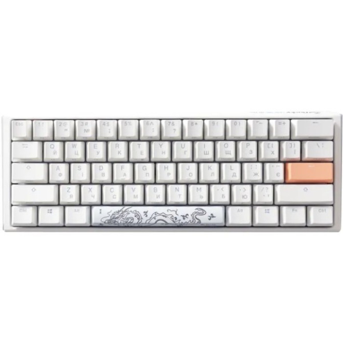 Клавиатура Ducky One 3 Mini Cherry MX Brown RGB UA USB White (DKON2161ST-BUAPXPWWWSC1) 98_98.jpg - фото 4