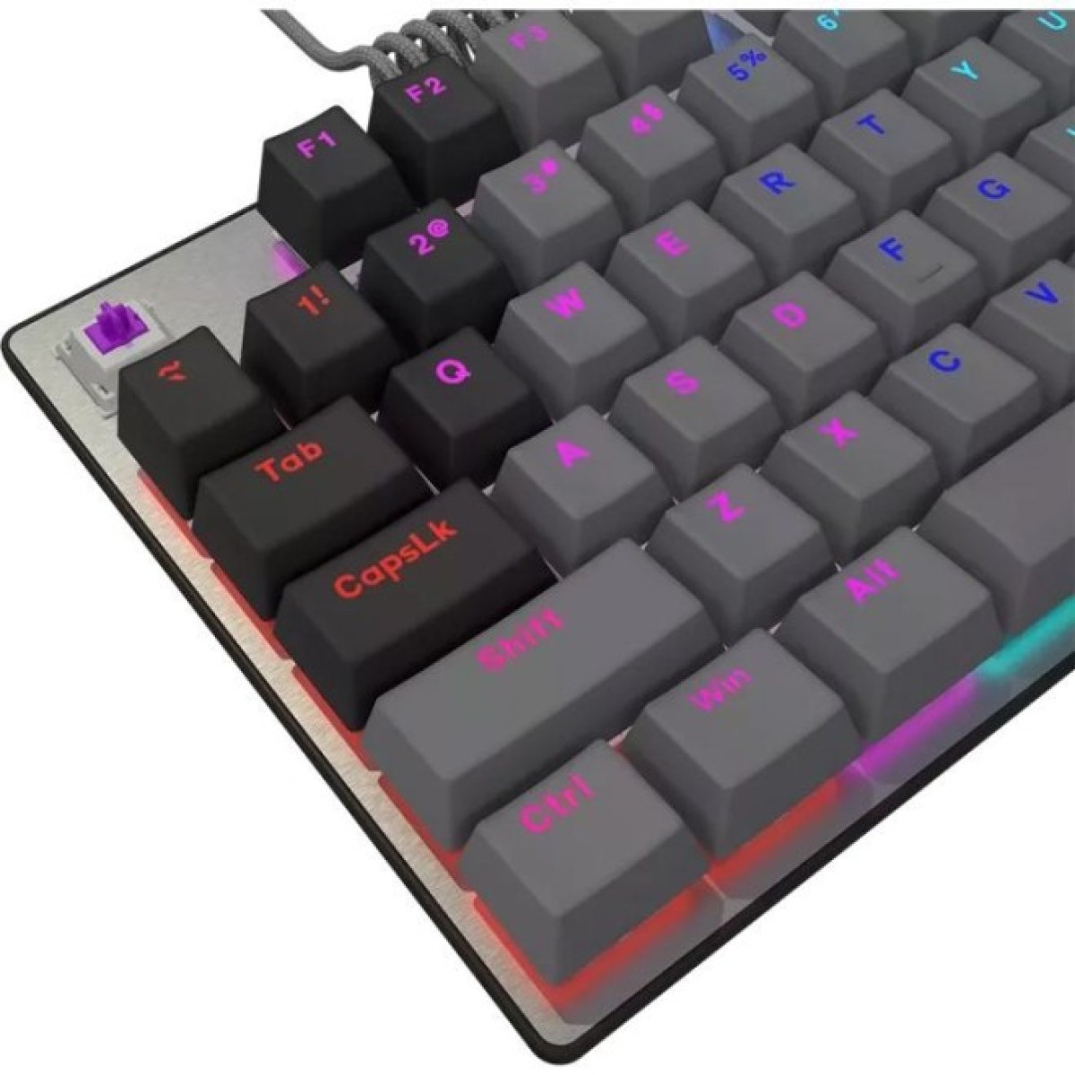 Клавиатура Lorgar Azar 514TKL RGB Mechanical USB UA Black/Grey (LRG-GK514TKL-BK-UA) 98_98.jpg - фото 6
