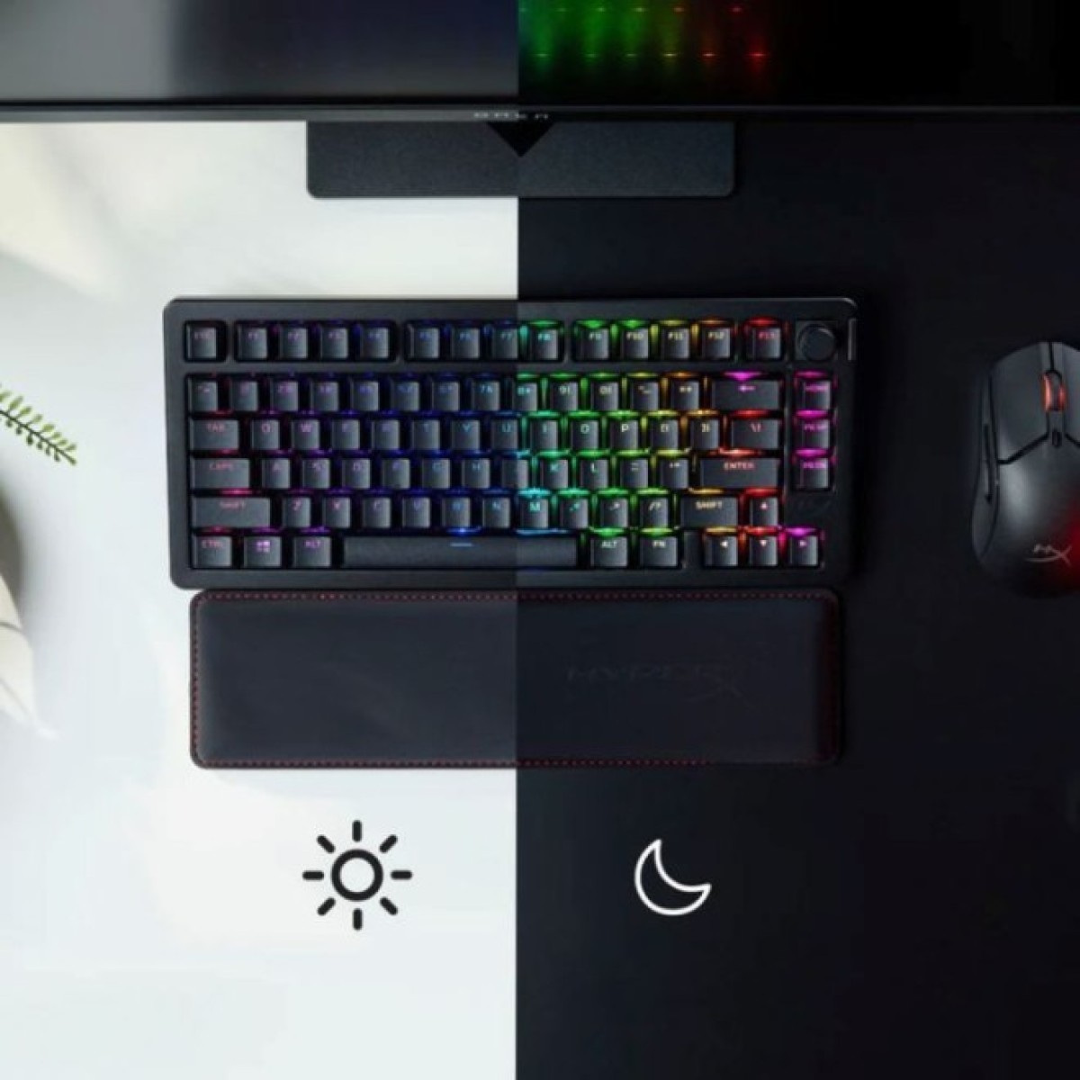 Клавіатура HyperX Alloy Rise 75 PBT HX Red Wireless UA Black (91Y91AA) 98_98.jpg - фото 6