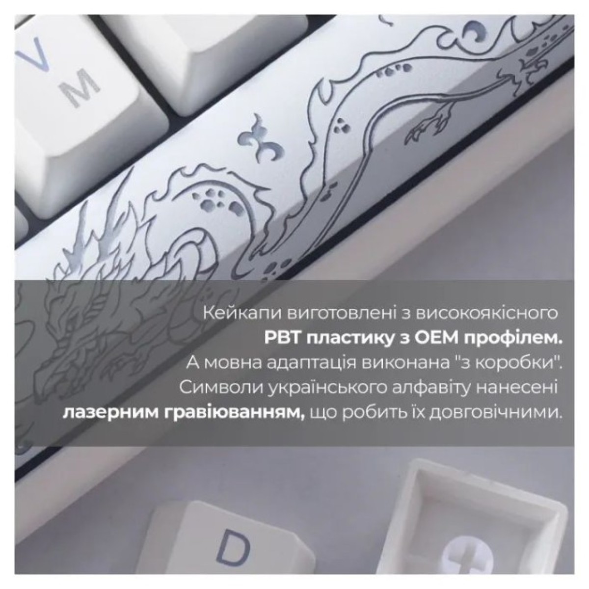 Клавиатура Ducky One 3 Mini Cherry MX Silent Red RGB UA USB White (DKON2161ST-SUAPXPWWWSC1) 98_98.jpg - фото 4