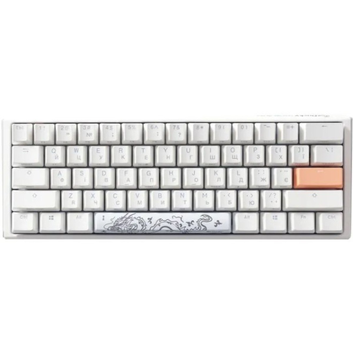 Клавиатура Ducky One 3 Mini Cherry MX Red RGB UA USB White (DKON2161ST-RUAPXPWWWSC1) 98_98.jpg - фото 4