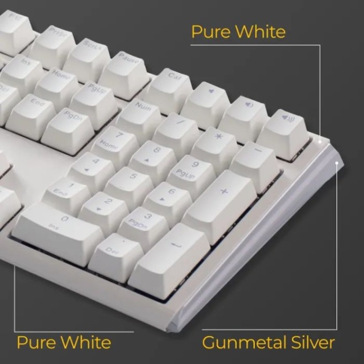 Клавиатура Ducky One 3 Cherry MX Red RGB UA USB White (DKON2108ST-RUAPXPWWWSC1) 98_98.jpg - фото 3
