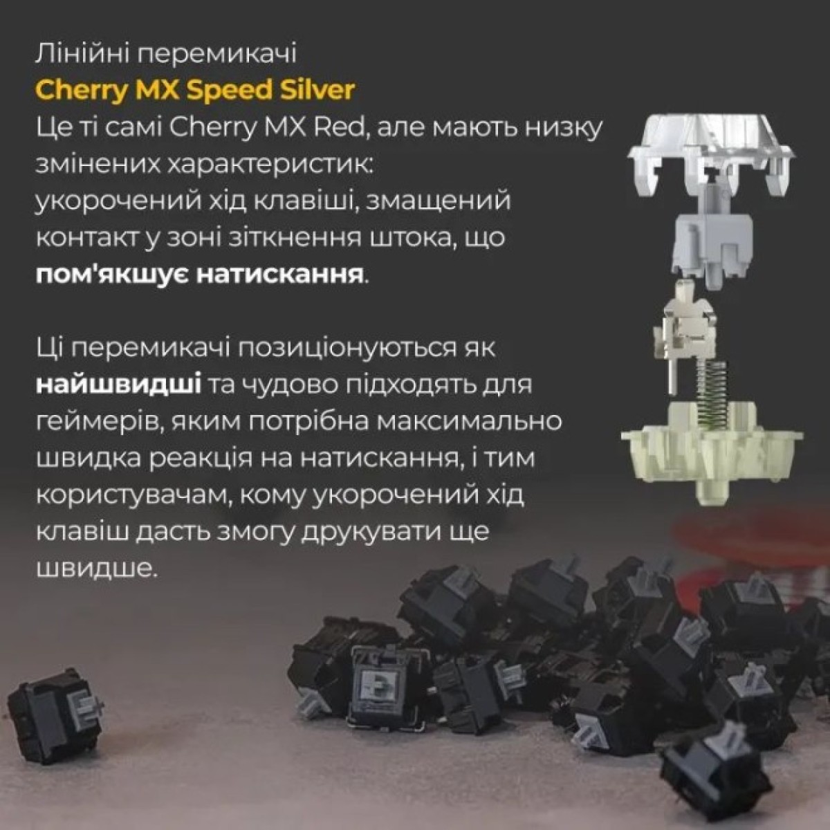 Клавиатура Ducky One 3 TKL Cherry MX Speed Silver RGB UA USB White (DKON2187ST-PUAPXPWWWSC1) 98_98.jpg - фото 7