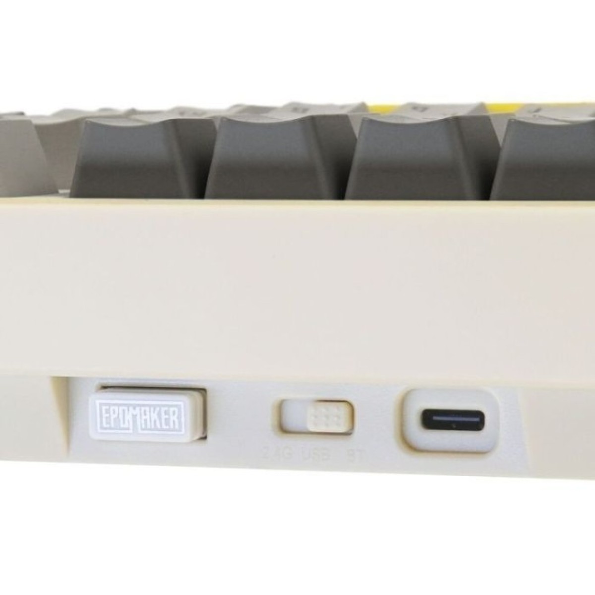 Клавіатура Epomaker TH80 Pro V2 75 Wisteria Tactile Switch Hot-Swap LCD Screen RGB Wireless/Bluetooth/USB UA White (TH80-PROV2-W-WT) 98_98.jpg - фото 3
