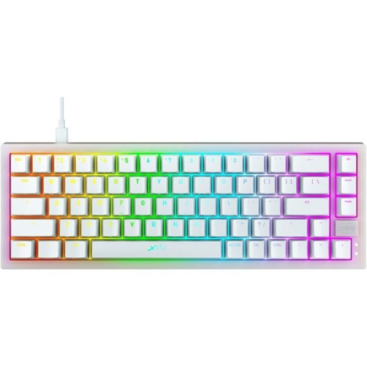 Клавиатура Xtrfy K5 68 keys Kailh Red Hot-swap RGB UA White (K5-RGB-CPT-TPWHITE-R-UKR) 256_256.jpg
