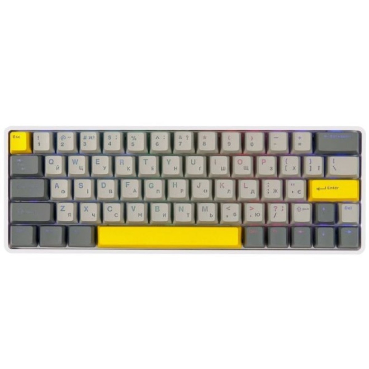 Клавиатура Epomaker EP64 60 Mulan Switch Hot-Swap RGB Wireless/Bluetooth/USB UA White (EP64-W-M) 256_256.jpg