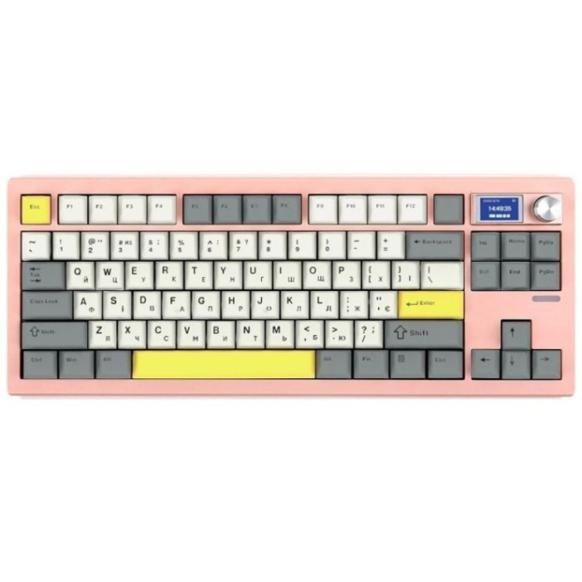 Клавиатура Epomaker Shadow-S TKL Mulan Switch Hot-Swap LCD Screen RGB Wireless/Bluetooth/USB UA Pink (SHS-P-WL) 256_256.jpg