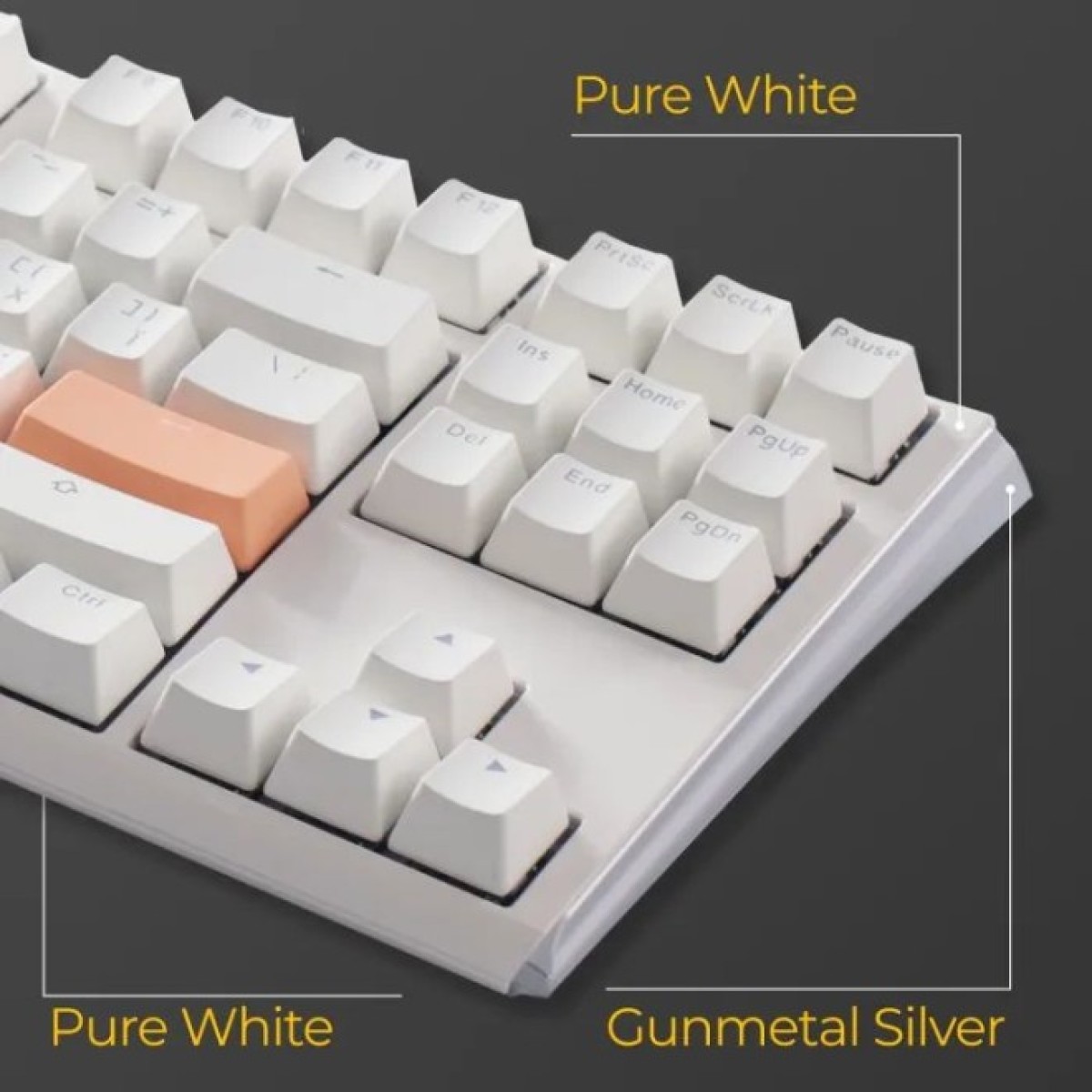 Клавиатура Ducky One 3 TKL Cherry MX Blue RGB UA USB White (DKON2187ST-CUAPXPWWWSC1) 98_98.jpg - фото 9