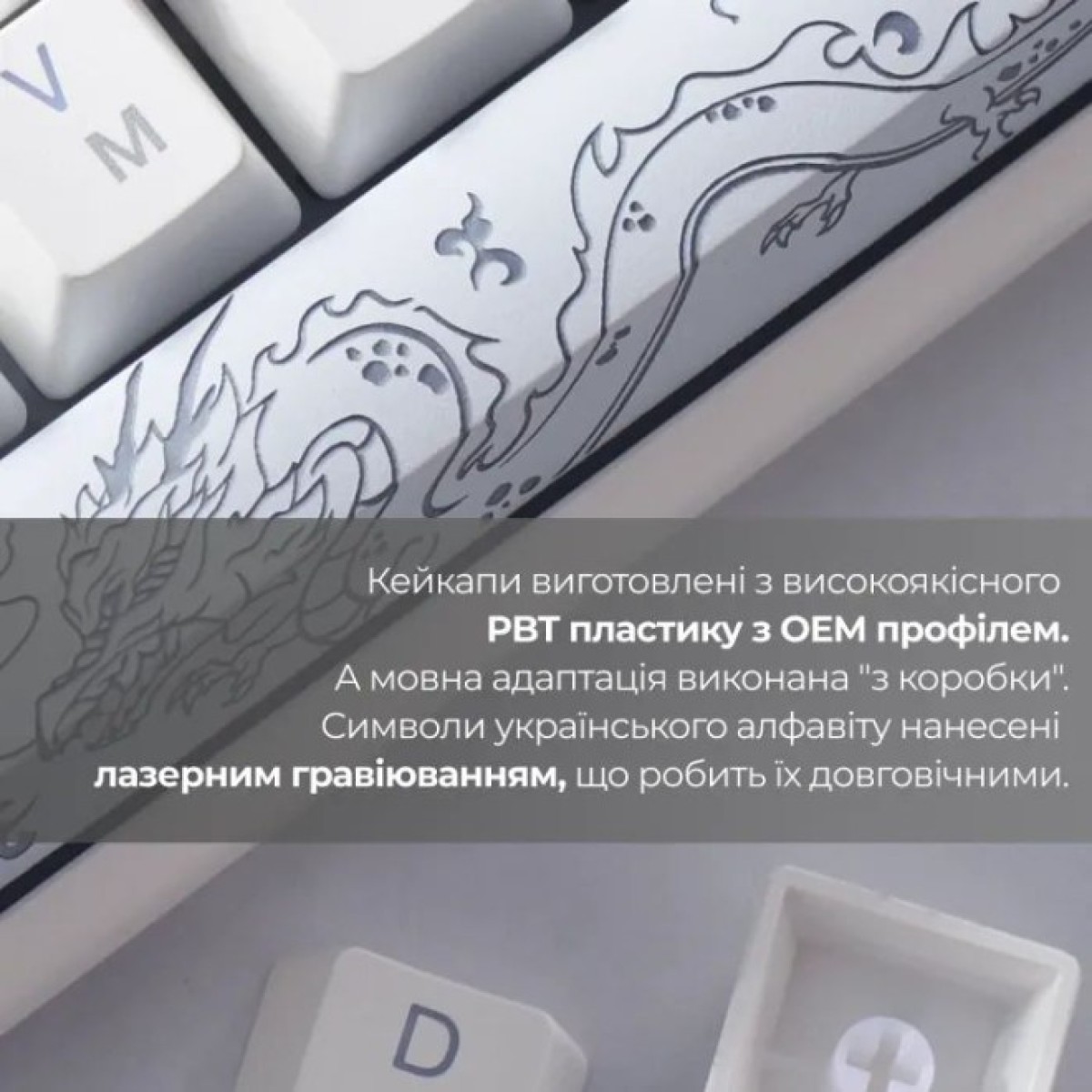 Клавиатура Ducky One 3 TKL Cherry MX Speed Silver RGB UA USB White (DKON2187ST-PUAPXPWWWSC1) 98_98.jpg - фото 9