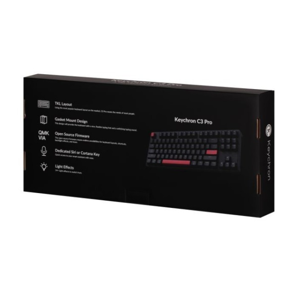 Клавиатура Keychron C3 Pro 87Key K pro Brown RGB QMK Hot-swap USB UA Black (C3PH3_KEYCHRON) 98_98.jpg - фото 2