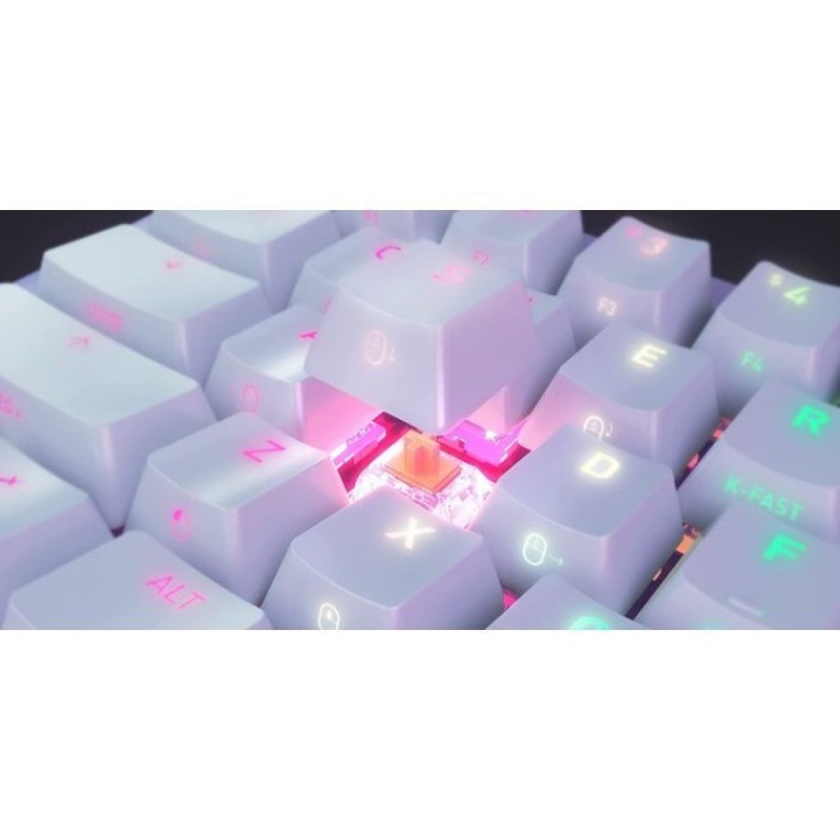 Клавиатура Xtrfy K5 68 keys Kailh Red Hot-swap RGB UA White (K5-RGB-CPT-TPWHITE-R-UKR) 98_98.jpg - фото 9
