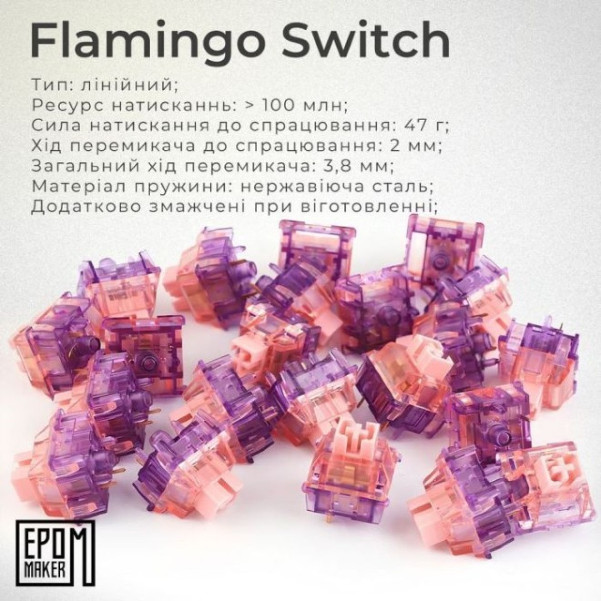Клавиатура Epomaker EK68 65 Flamingo Switch Hot-Swap RGB Wireless/Bluetooth/USB UA Black (EK68-B-F) 98_98.jpg - фото 6