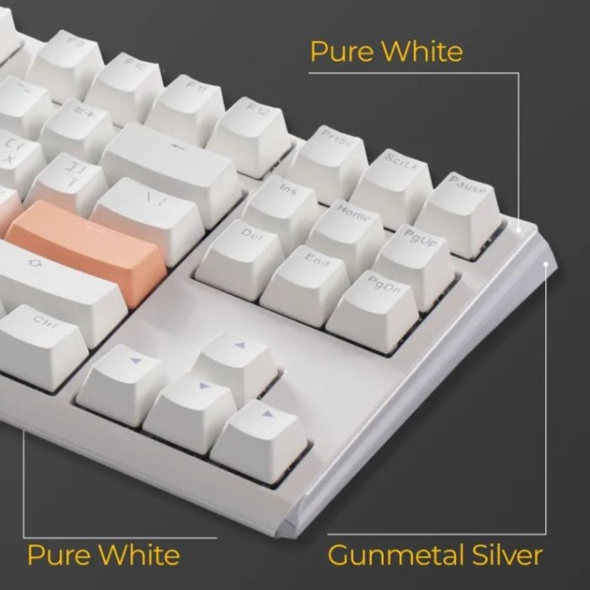Клавиатура Ducky One 3 TKL Cherry MX Speed Silver RGB UA USB White (DKON2187ST-PUAPXPWWWSC1) 98_98.jpg - фото 10