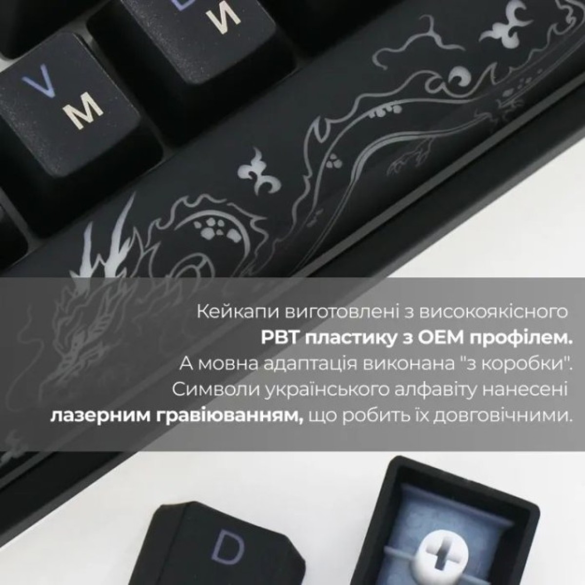 Клавиатура Ducky One 3 Mini Cherry MX Brown RGB UA USB Black (DKON2161ST-BUAPXCLAWSC1) 98_98.jpg - фото 9