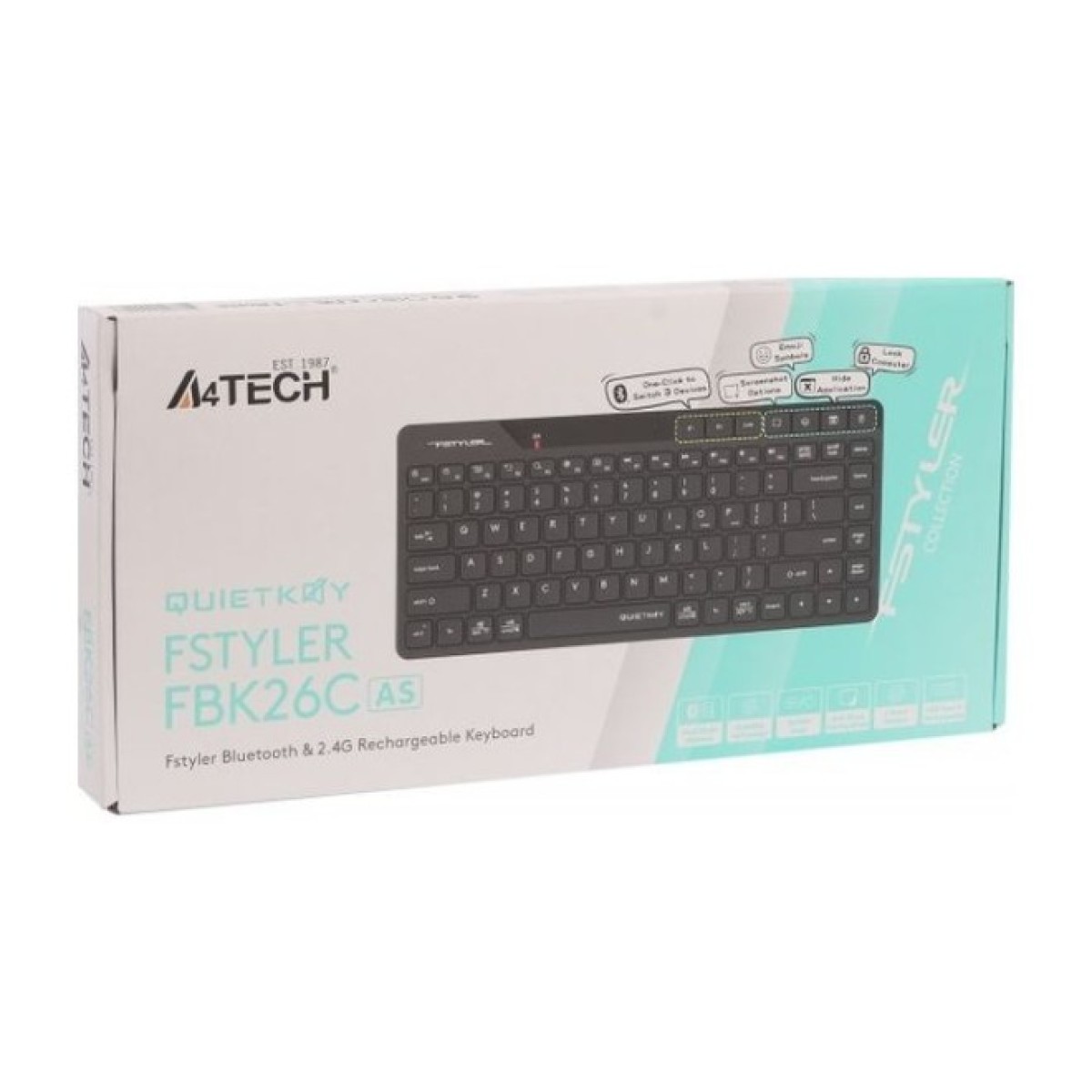 Клавіатура A4Tech FBK26C AS Wireless/Bluetooth Black (4711421000208) 98_98.jpg - фото 7