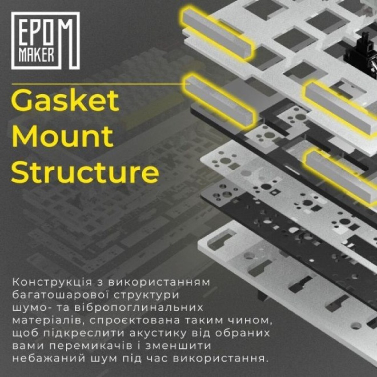 Клавіатура Epomaker TH80 Pro V2 75 Sea Salt Silent Switch Hot-Swap LCD Screen RGB Wireless/Bluetooth/USB UA Black (TH80-PROV2-B-SS) 98_98.jpg - фото 3