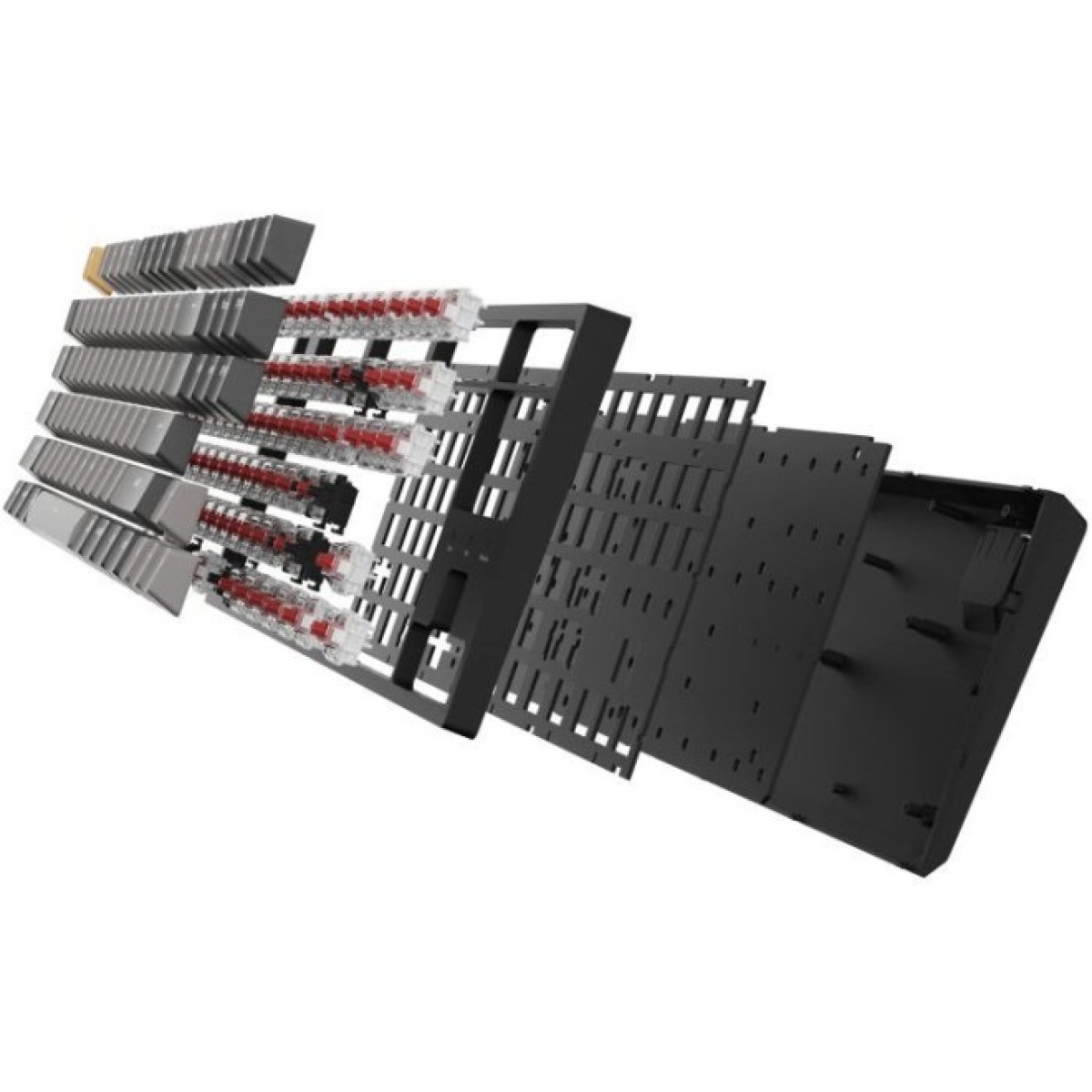 Клавиатура Keychron C1 Pro 87Key K pro Red RGB QMK/VIA USB UA Black (C1PL1_KEYCHRON) 98_98.jpg - фото 8