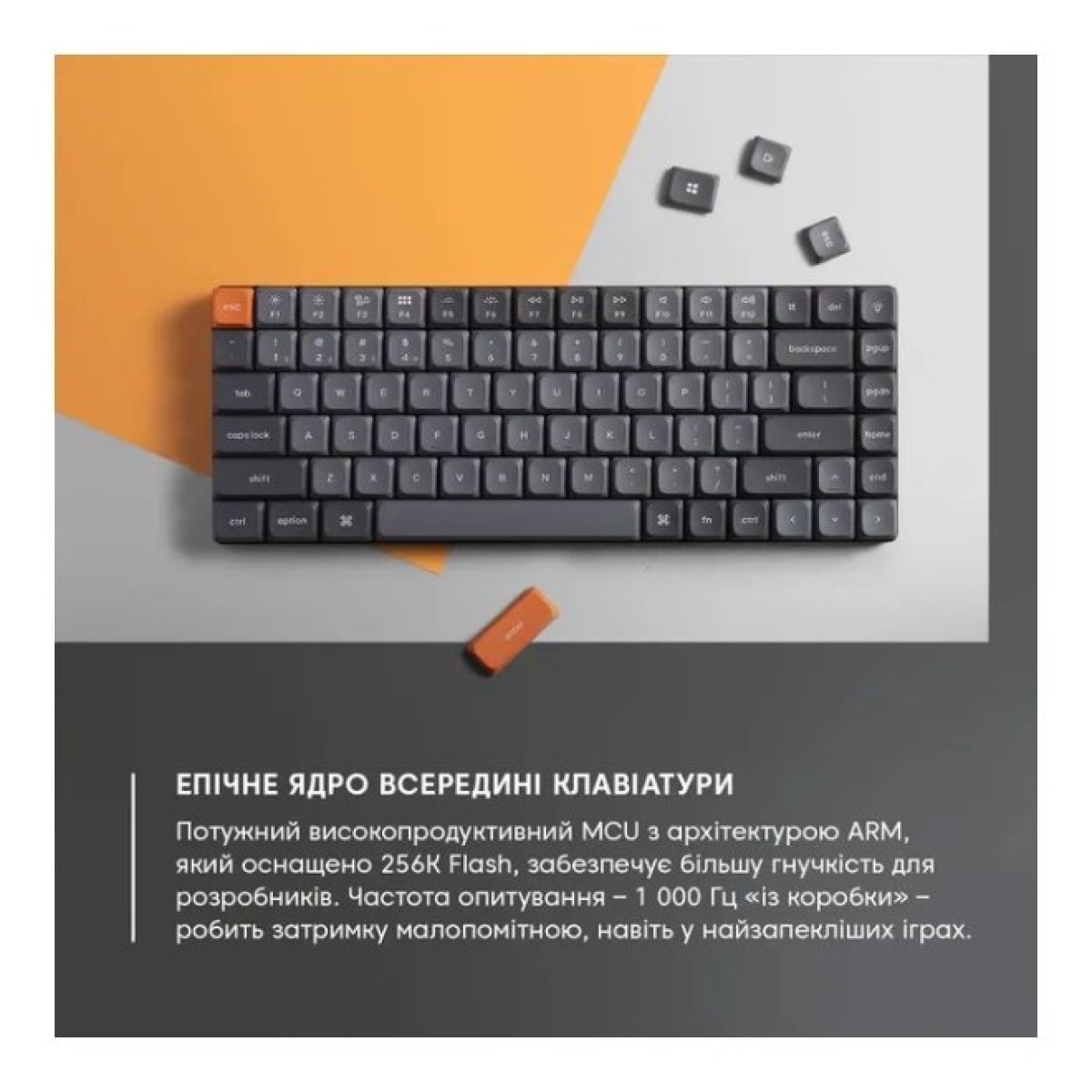 Клавиатура Keychron K3 Max Gateron MX 2.0 Blue QMK White Led Wireless/Bluetooth/USB UA Black (K3MA2_KEYCHRON) 98_98.jpg - фото 6