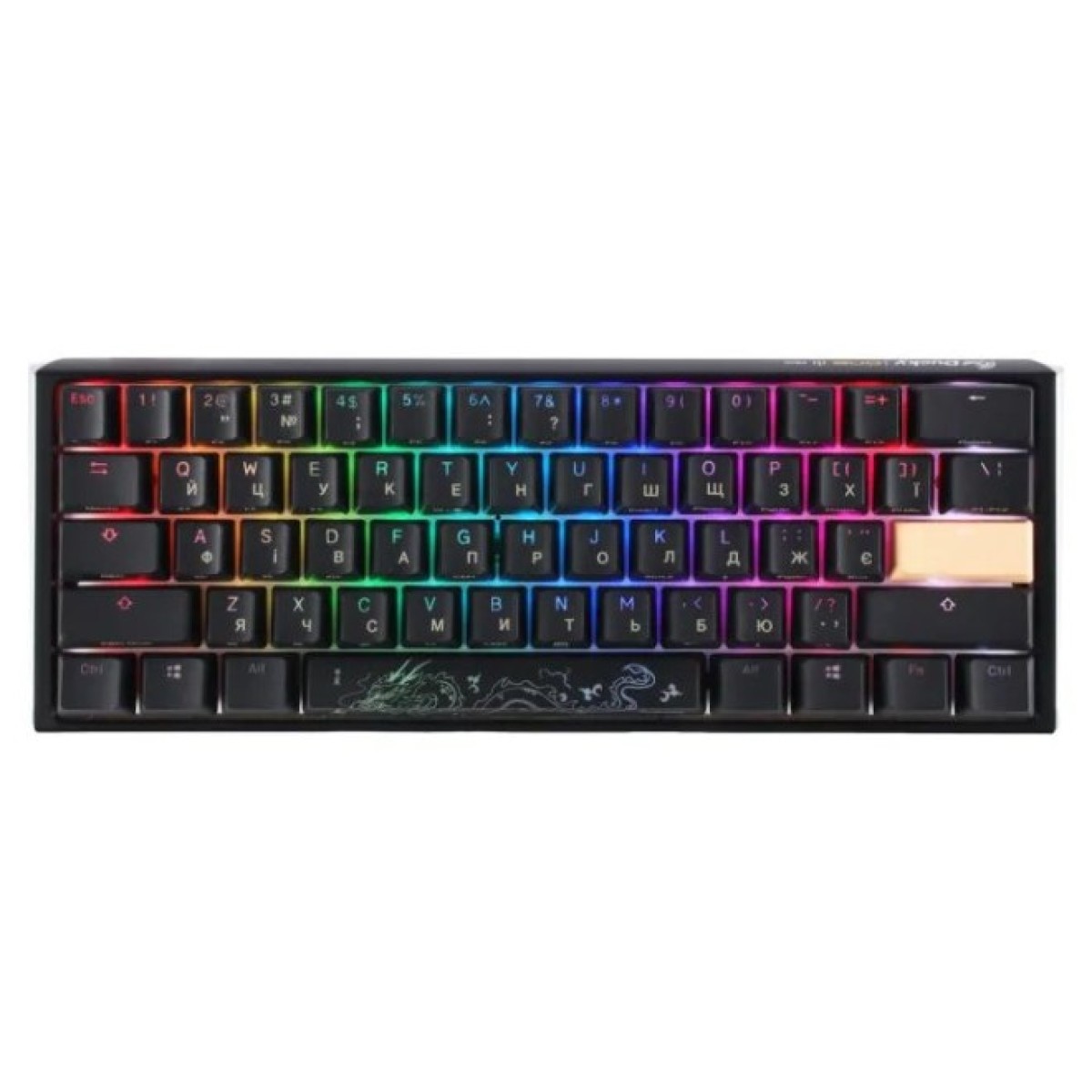 Клавиатура Ducky One 3 Mini Cherry MX Speed Silver RGB UA USB Black (DKON2161ST-PUAPXCLAWSC1) 256_256.jpg