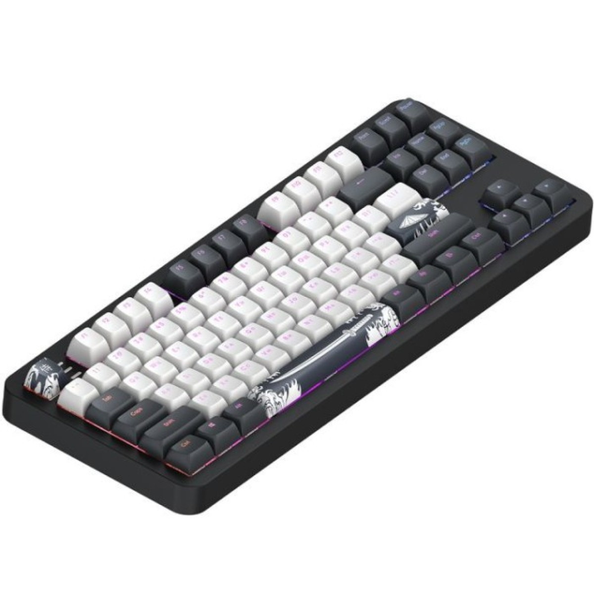 Клавиатура Dark Project ALU87 Bushido ABS RGB Mech G3MS Moonstone Black/White (DPKB_BUSHIDO_87_ANSI_UA) 98_98.jpg - фото 6