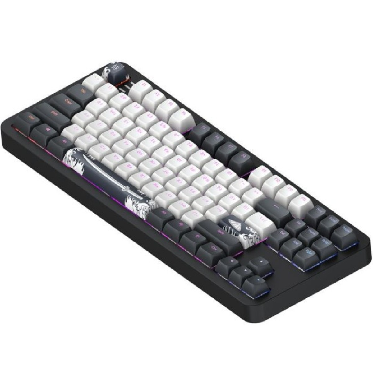 Клавиатура Dark Project ALU87 Bushido ABS RGB Mech G3MS Moonstone Black/White (DPKB_BUSHIDO_87_ANSI_UA) 98_98.jpg - фото 7