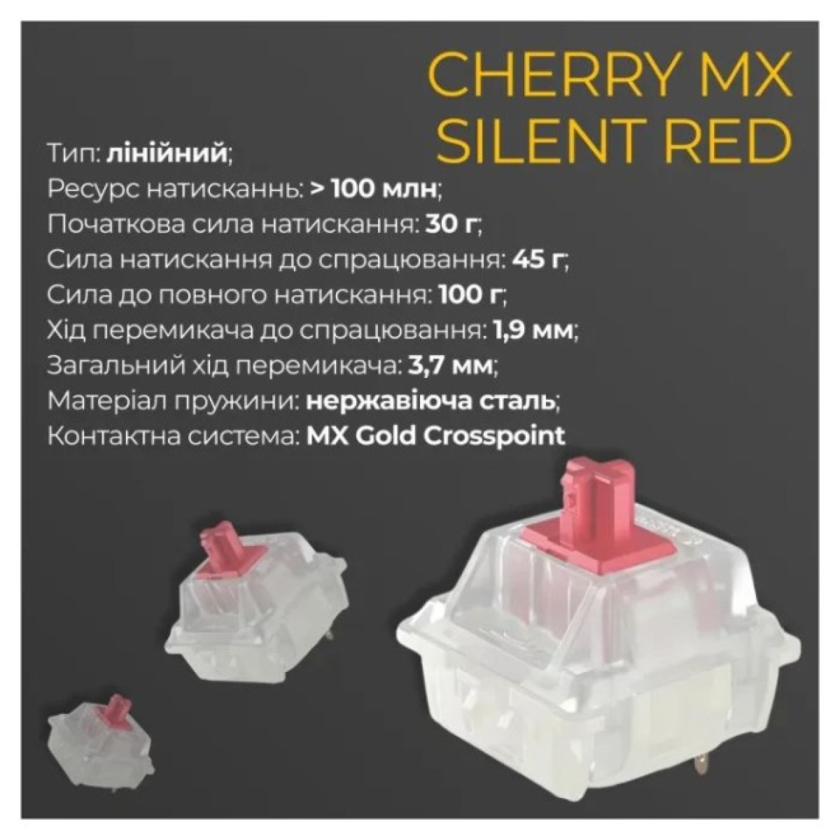 Клавиатура Ducky One 3 Mini Cherry MX Silent Red RGB UA USB White (DKON2161ST-SUAPXPWWWSC1) 98_98.jpg - фото 11