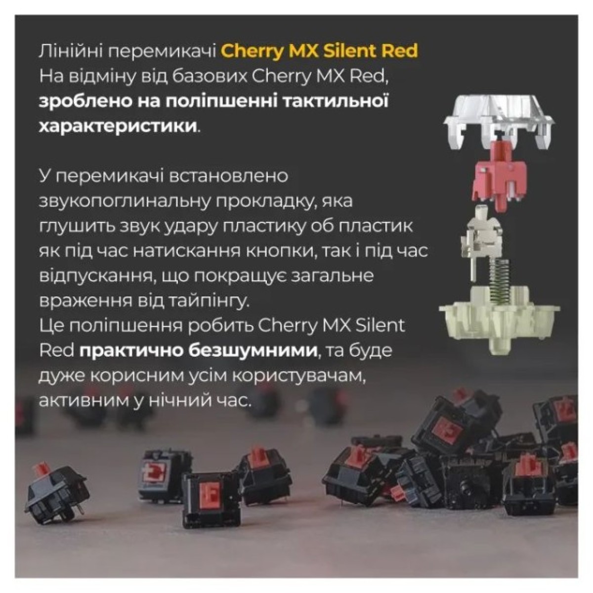 Клавиатура Ducky One 3 Mini Cherry MX Silent Red RGB UA USB White (DKON2161ST-SUAPXPWWWSC1) 98_98.jpg - фото 12