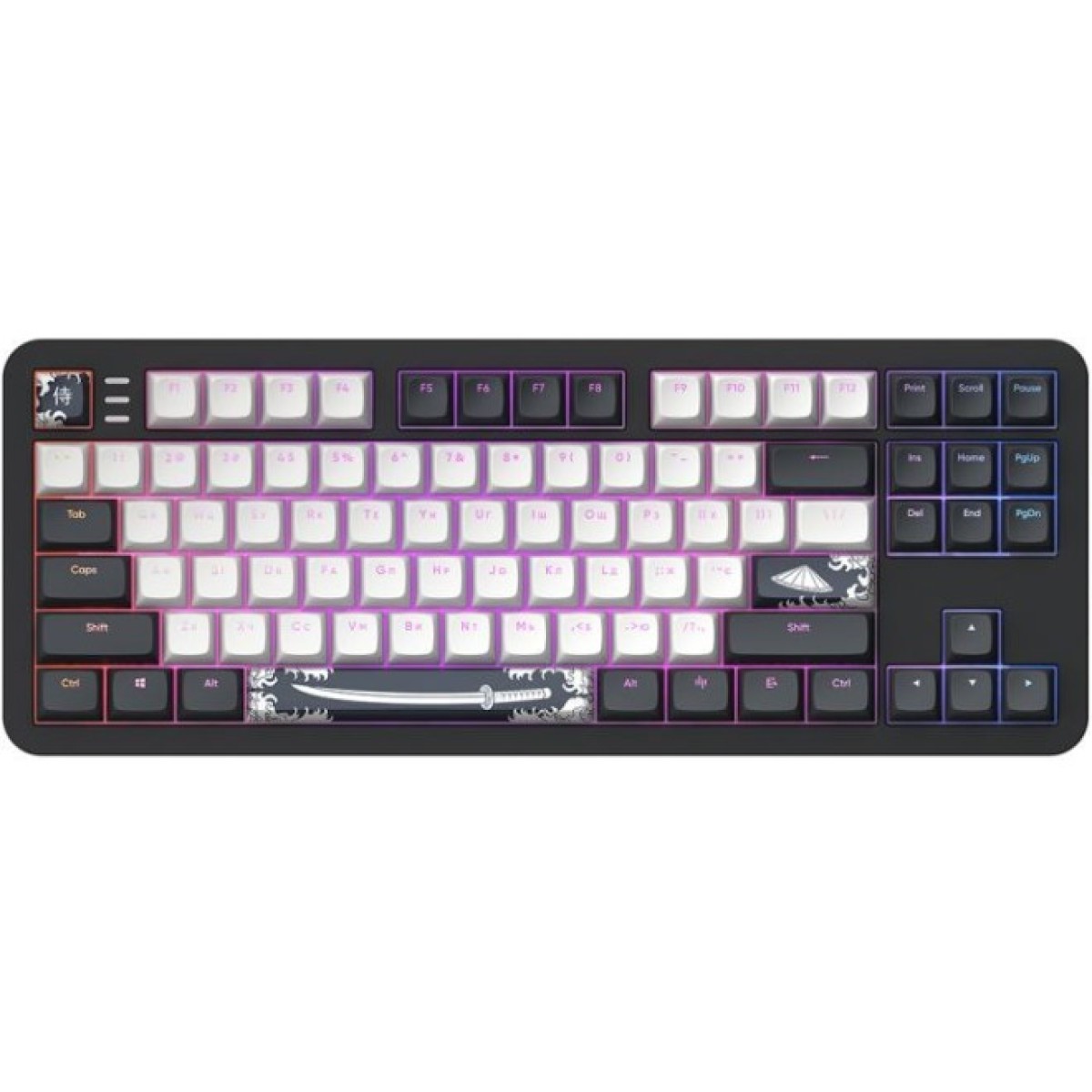 Клавиатура Dark Project ALU87 Bushido ABS RGB Mech G3MS Moonstone Black/White (DPKB_BUSHIDO_87_ANSI_UA) 98_98.jpg - фото 10
