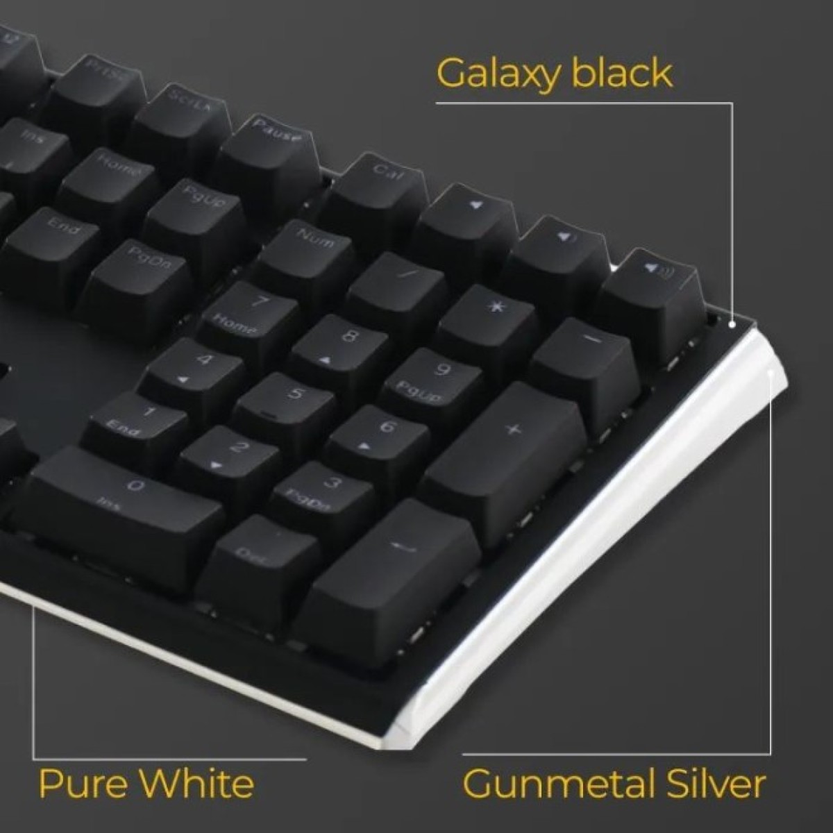 Клавиатура Ducky One 3 Cherry MX Silent Red RGB UA USB Black (DKON2108ST-SUAPXCLAWSC1) 98_98.jpg - фото 10