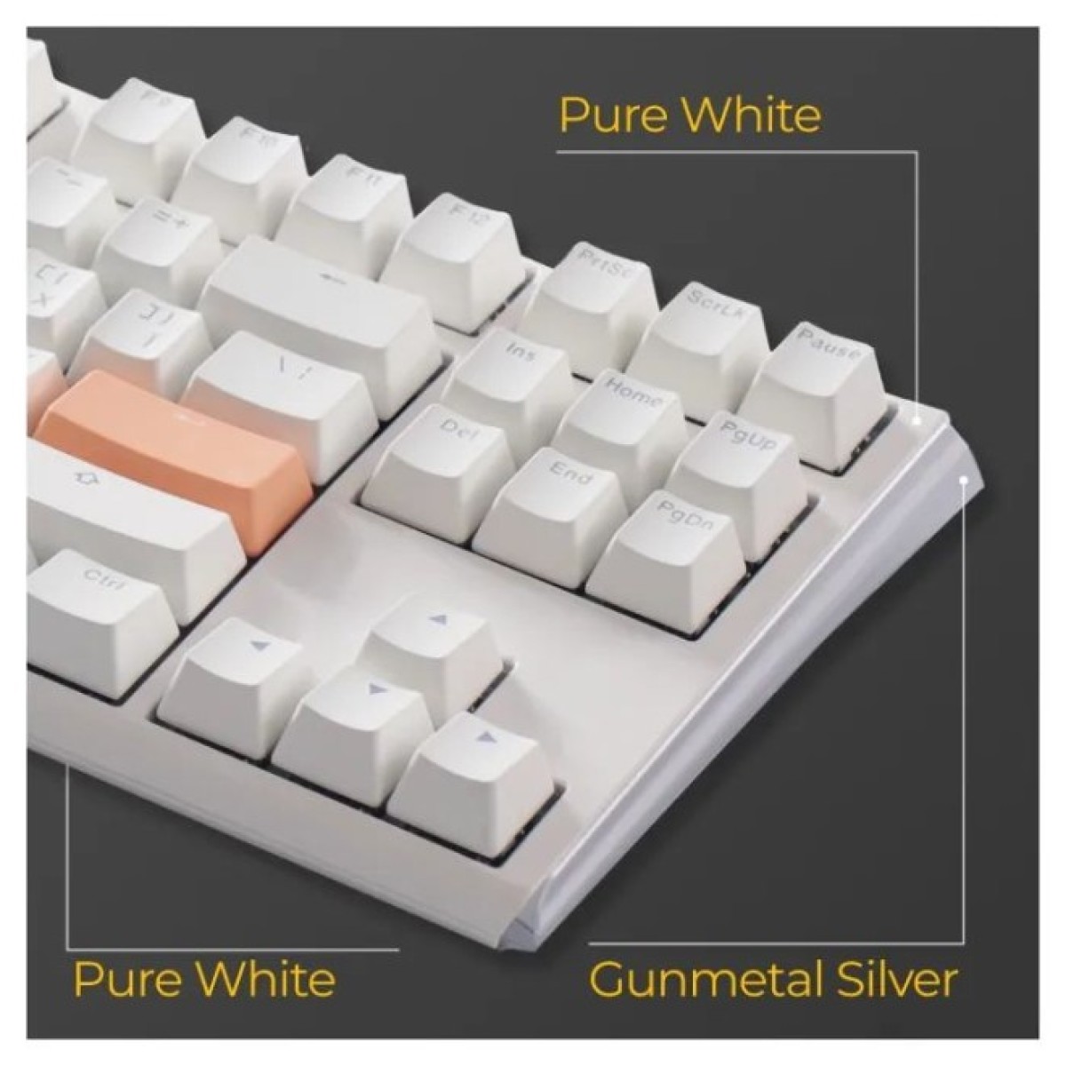 Клавиатура Ducky One 3 TKL Cherry MX Brown RGB UA USB White (DKON2187ST-BUAPXPWWWSC1) 98_98.jpg - фото 12
