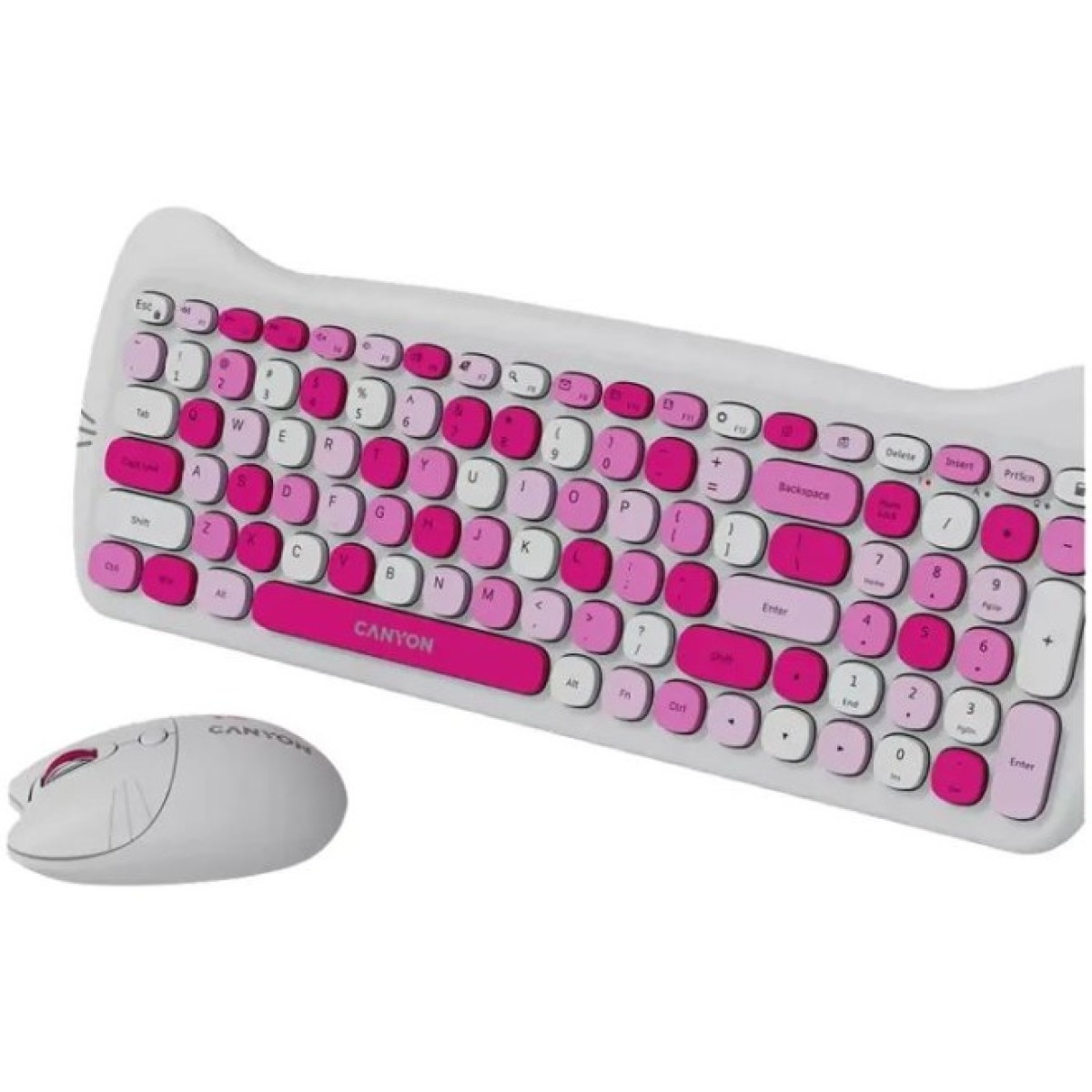 Комплект Canyon HSET-W6 Kitty Edition Wireless UA Pink (CNS-HSETW6PK) 98_98.jpg - фото 2