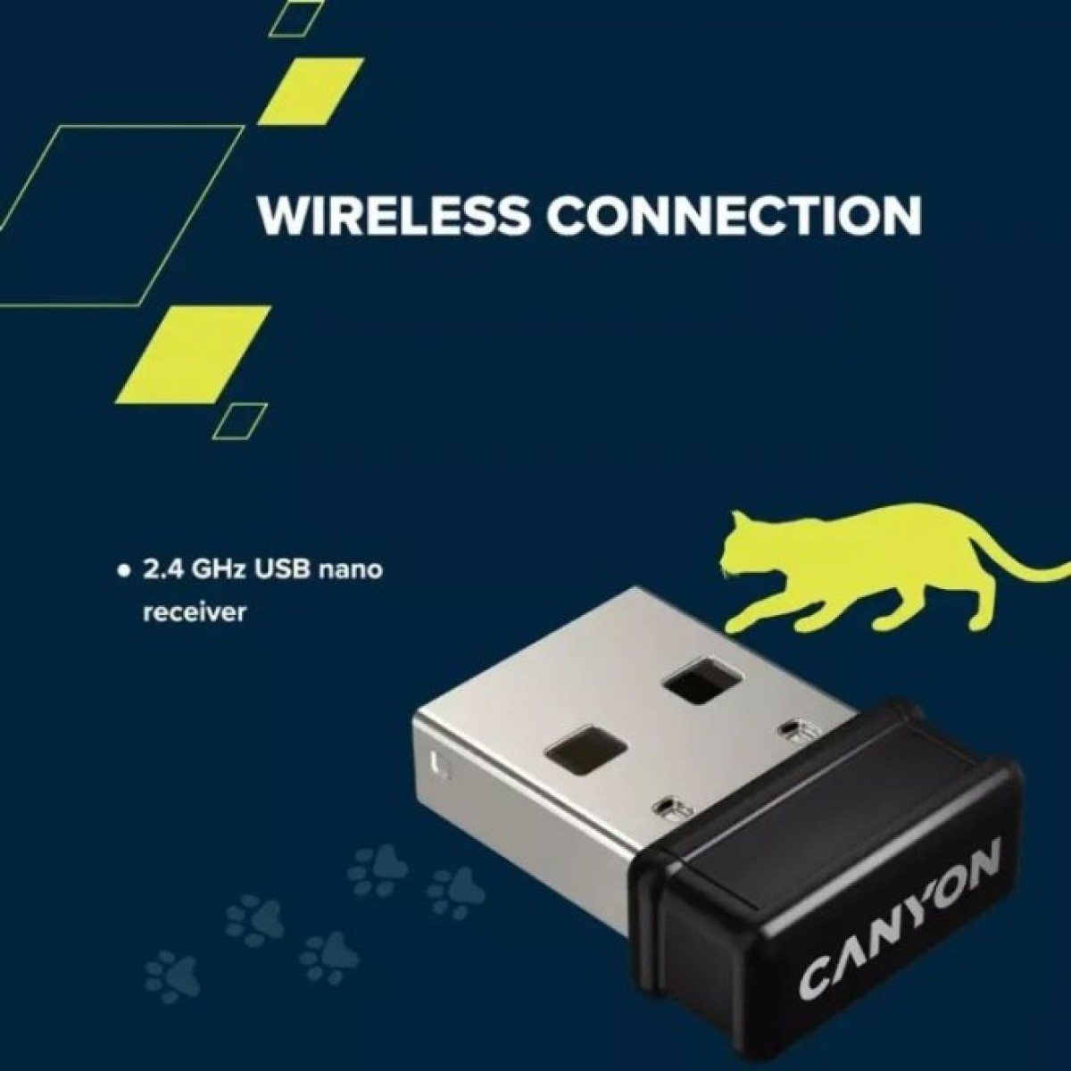 Комплект Canyon HSET-W6 Kitty Edition Wireless UA Violet (CNS-HSETW6VT) 98_98.jpg - фото 4