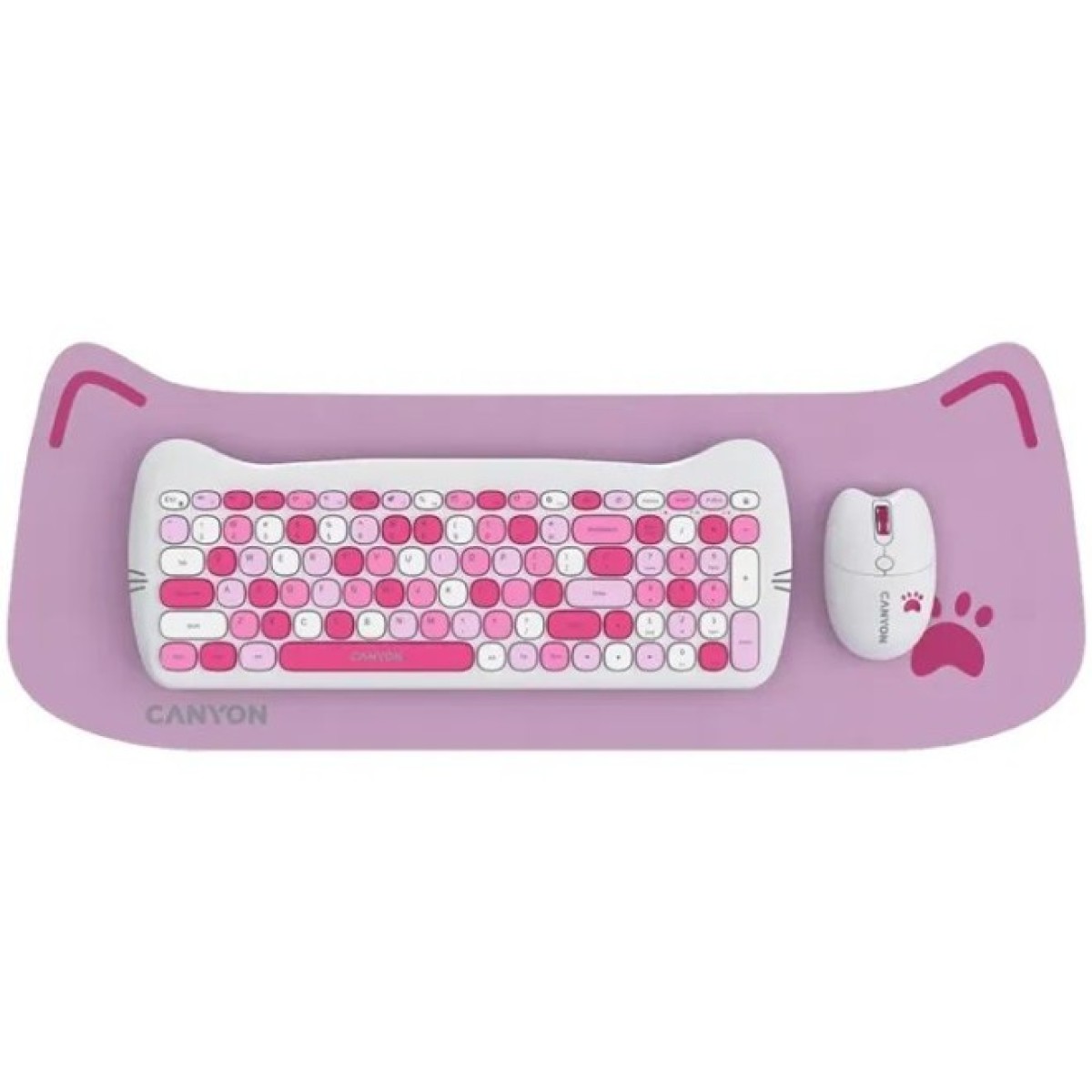 Комплект Canyon HSET-W6 Kitty Edition Wireless UA Pink (CNS-HSETW6PK) 256_256.jpg